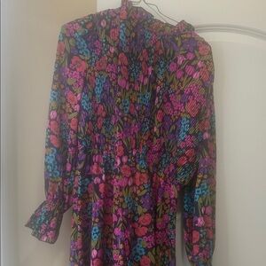 SHEIN Floral Midi Dress - Multicolor